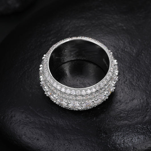 Anillo de Plata Esterlina 925 con Mosonita - Image 20