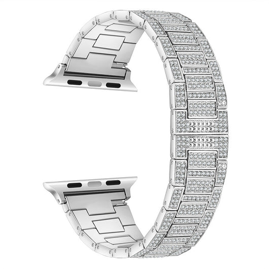 Correa de Reloj Mariposa de Diamante Completo en Aleación - Image 20