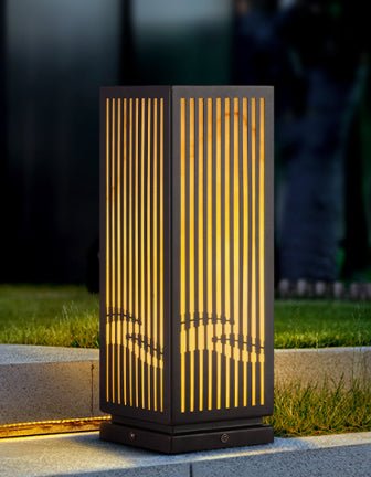 Lámpara de Piso Impermeable para Jardín Estilo Asiático - Image 2