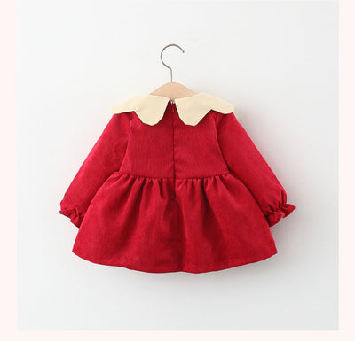 Vestido Bebé Osito Colores Puros en Pana Suave - Image 23