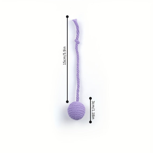 Pelota Interactiva para Gatos con Cuerda y Campana Incorporada