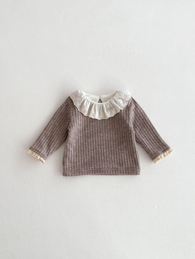 Blusa de Encaje con Cuello Peter Pan para Mujer - Image 34