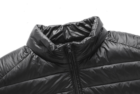 Chaqueta de Plumas Ligera para Hombre con Cuello Alto - Image 13