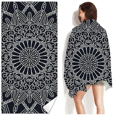 Toalla de Playa Bohemia Estampada - Absorbente y Versátil - Image 27