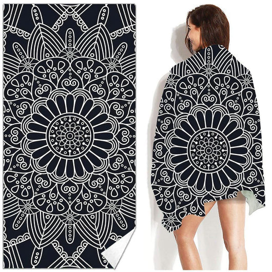 Toalla de Playa Bohemia Estampada - Absorbente y Versátil - Image 27