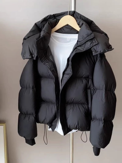 Chaqueta Acolchada Suelta Estilo Coreano en Algodón - Image 6