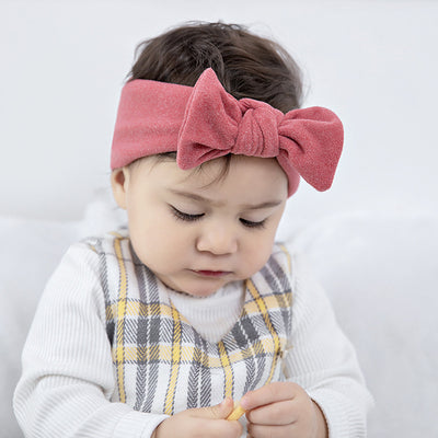 Diadema Infantil de Cashmira con Moño Elegante - Image 31