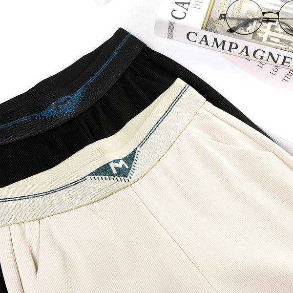 Pantalones Rectos Casuales con Tecnología de Alargamiento