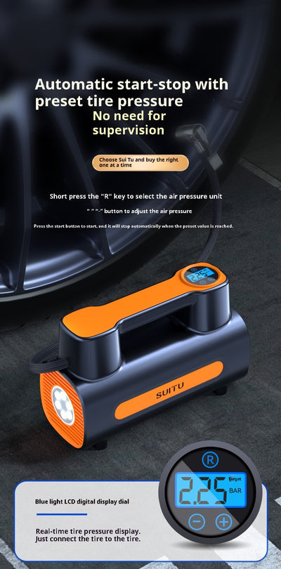 Compresor de Aire Portátil de Alta Potencia para Auto - Image 12