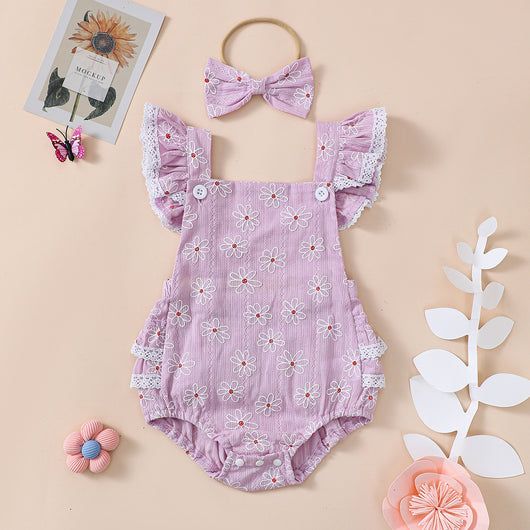 Pelele de Encaje para Niña Verano - Diseño Elegante y Cómodo - Image 5