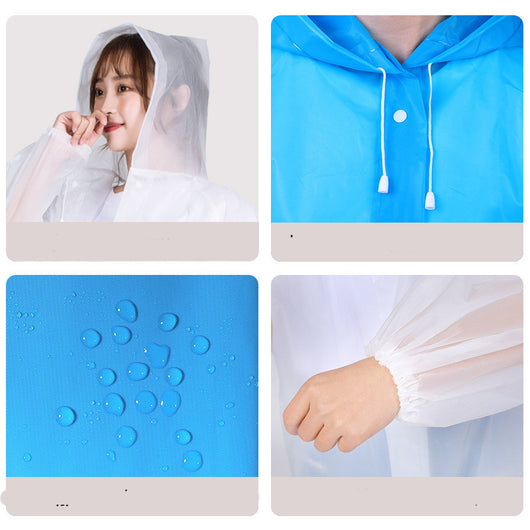 Impermeable Reforzado con Transparencia para Actividades al Aire Libre - Image 19