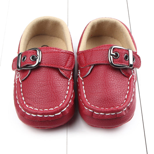 Zapatos Suavitos para Bebés con Cierre de Botón - Zapatos de Peas para Niños Pequeños - Image 5