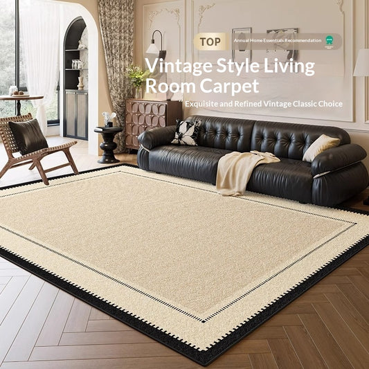 Tapete Retro Francés para Sala Lavable e Impermeable