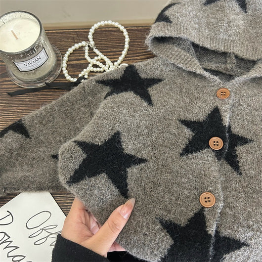 Leggings Acolchados de Terciopelo con Calcetines Estrellas para Niños - Image 9