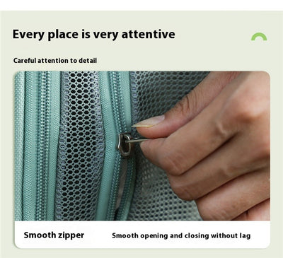 Mochila Transportadora Respirable para Mascotas - Gran Capacidad y Plegable - Image 11