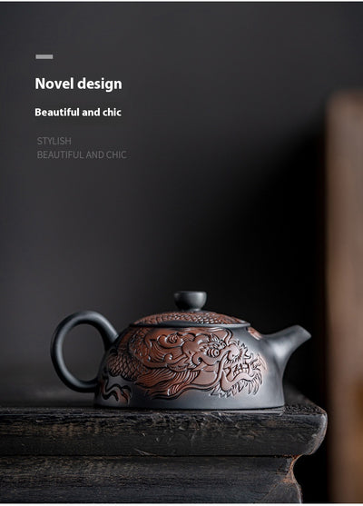Tetera de Barro Púrpura Año del Dragón - Cerámica Artesanal Xianglong para Té Premium - Image 19