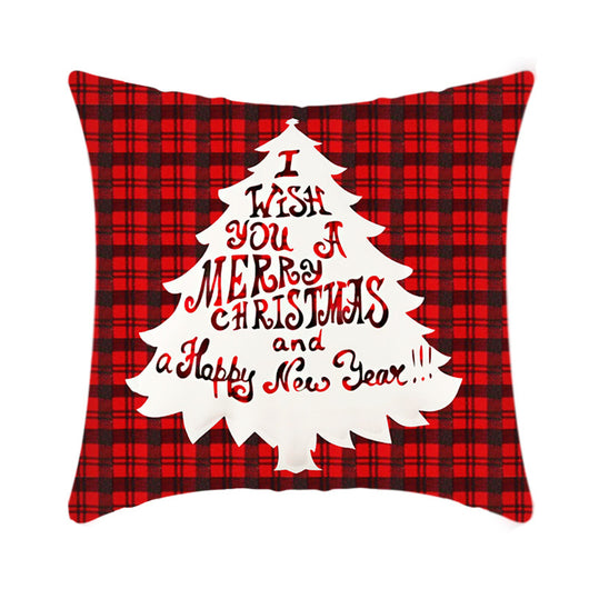 Funda de Cojín Navideño 45cm con Diseño de Reno y Papá Noel en Felpa Corta - Image 31