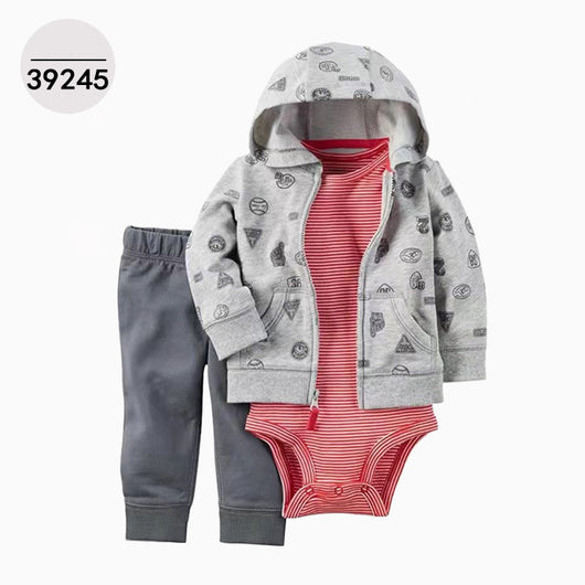 Conjunto Infantil 3 Piezas: Sudadera con Capucha, Manga Larga y Pantalón - Image 17