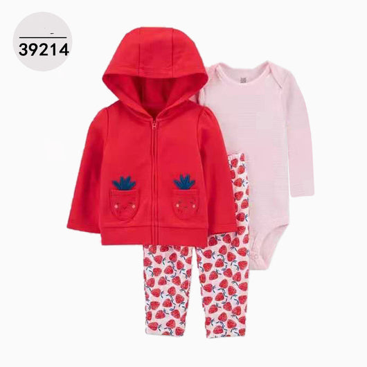 Conjunto Infantil 3 Piezas: Sudadera con Capucha, Manga Larga y Pantalón - Image 43