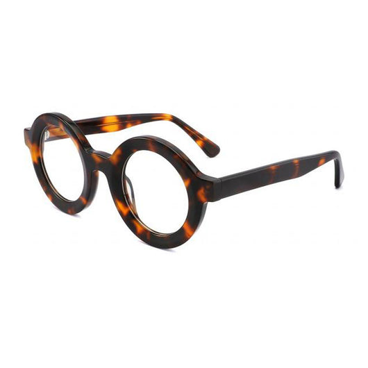Gafas Redondas Personalizadas Estilo Retro - Marcos Gruesos Europeos y Americanos - Image 2