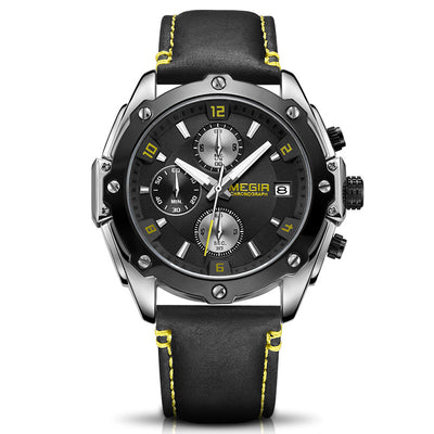 Reloj Cronógrafo Deportivo de Tres Agujas con Calendario y Esfera Luminosa - Image 7