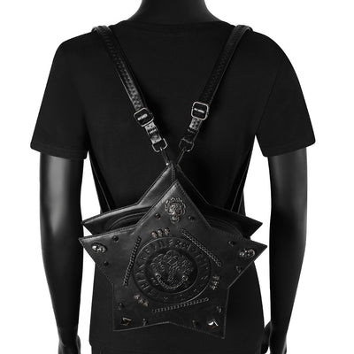Mochila Crossbody Gótica Acolchada para Mujer - Image 9