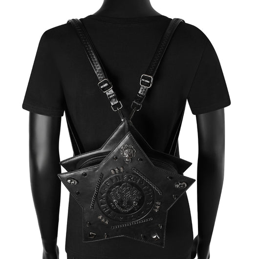 Mochila Crossbody Gótica Acolchada para Mujer - Image 9