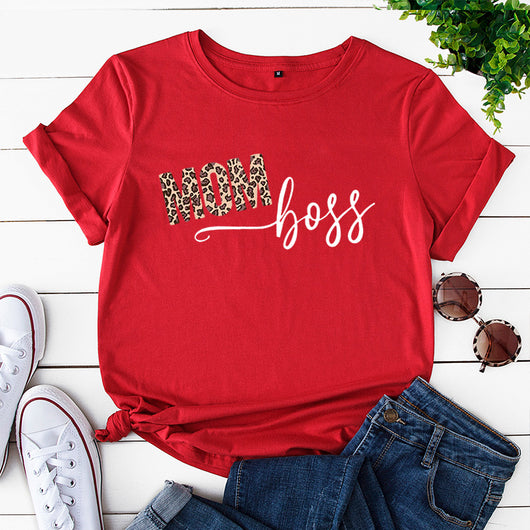 Playera Suelta Estampada de Manga Corta para Mujer - Image 15