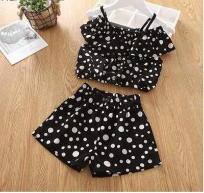 Conjunto Infantil de Verano con Blusa de Moño y Shorts - Image 7