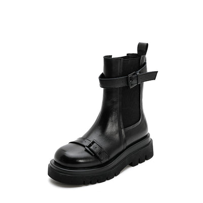 Botas Británicas de Suela Gruesa Versátiles - Image 2