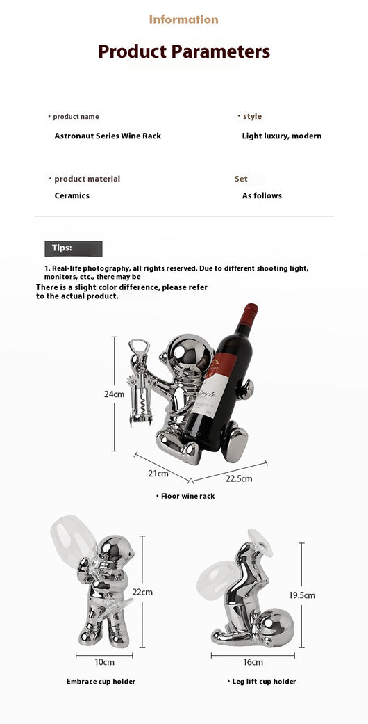 Mueble Astronauta para Vinos - Gabinete TV Decorativo Multifuncional - Image 24