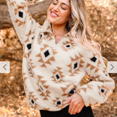 Sudadera con Cuello Cremallera Estampada