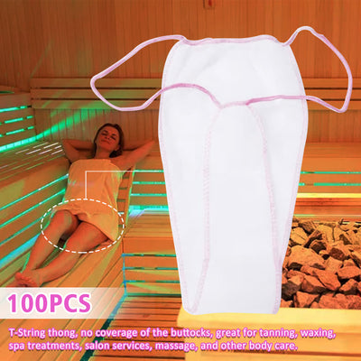 Braguitas Desechables Transpirables de Tela No Tejida para Sauna - Image 11