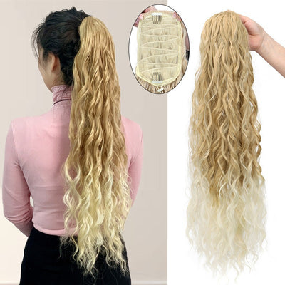 Extensión de Cabello Rizado Efecto Agua - Rizos Voluminosos Tipo Maíz - Image 6
