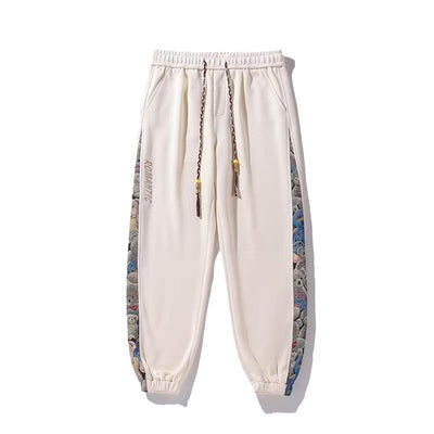 Pantalones Largos Estampados Holgados para Hombre - Image 5