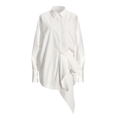Blusa Asimétrica Suelta con Personalidad Única - Image 10