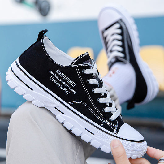 Zapatillas de Lona Ligeras Transpirables Estilo Coreano - Tenis Casuales Hombre Moda Urbana - Image 8