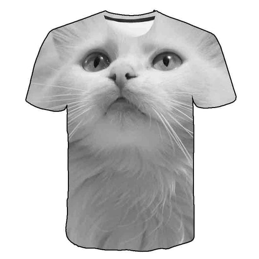 Playera de Verano para Niños Estampado Gatito Coreano - Image 22