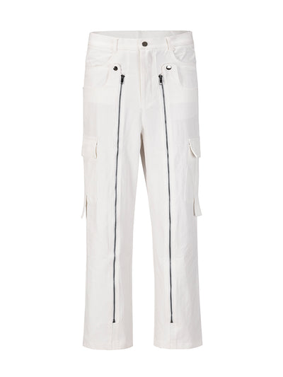 Jeans Rectos Oversize con Corte Tridimensional y Cierre Lateral - Image 3