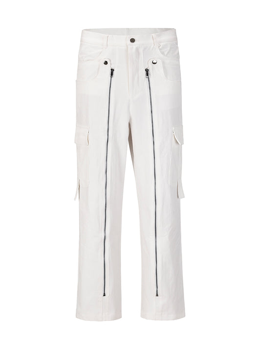 Jeans Rectos Oversize con Corte Tridimensional y Cierre Lateral - Image 3