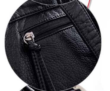 Mochila de Cuero Suave para Mamá - Bolso Versátil Multiuso - Image 8