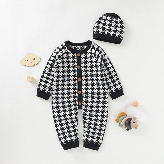 Pijama Gatero de Algodón para Bebés
