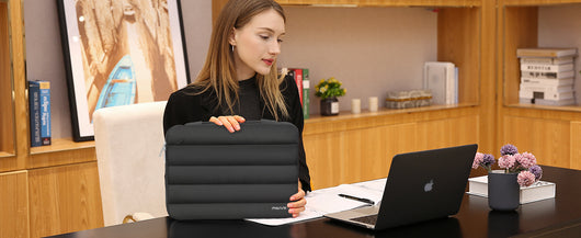 Bolsa Laptop de Algodón con Compartimiento Comprimible - Image 13