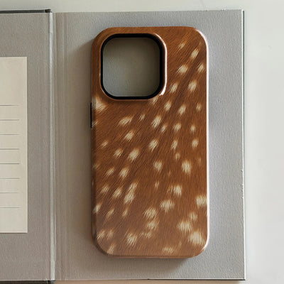Funda para Celular Lunares Marrón y Rojo Lujo - Image 10