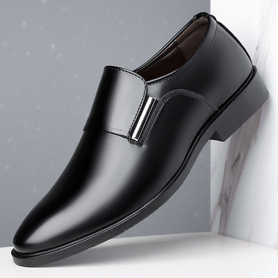 Zapatos Formales de Cuero con Punta Afilada para Hombre