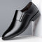Zapatos Formales de Cuero con Punta Afilada para Hombre