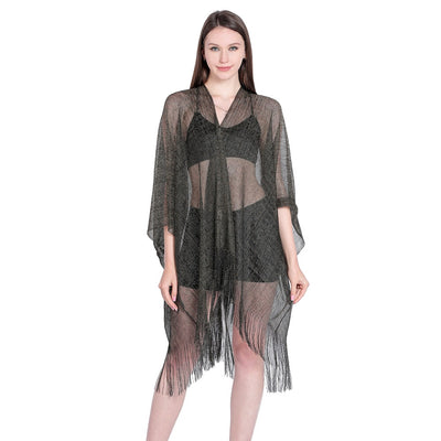 Blusa Playera con Cintas Doradas y Plateadas - Protección Solar Elegante - Image 58