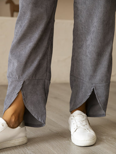 Pantalones de Pana Gruesa con Cintura Elástica - Comodidad para Otoño e Invierno - Image 15