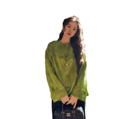 Camisa Abrigo Estilo Nacional Ligero para Mujer - Image 5