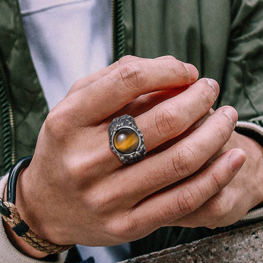 Anillo de Acero Titanio para Hombre